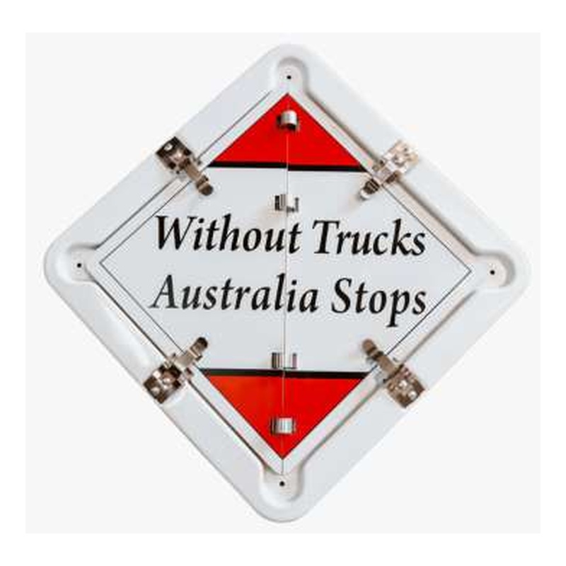 Dangerous Goods 15-Flip Multi Hazard Sign 350x350mm Aluminium