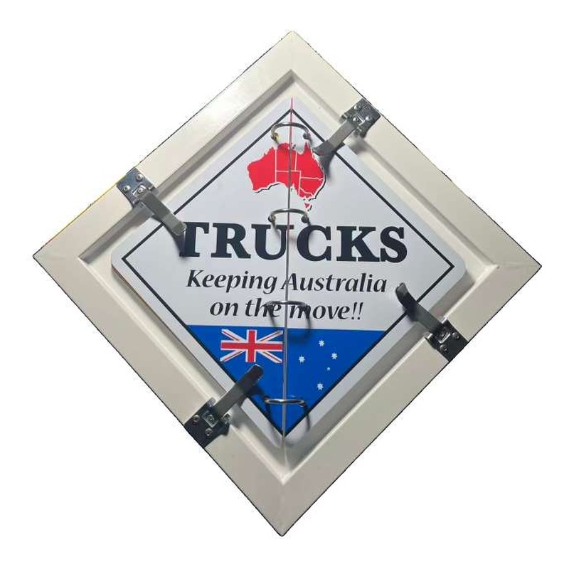 Dangerous Goods 15-Flip Multi Hazard Sign 350x350mm ABS