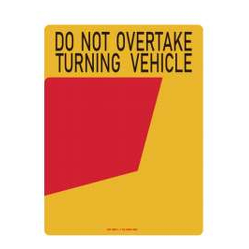 3M Class 1 Reflective Rear Marker Plate Sticker 300x400mm Right Hand