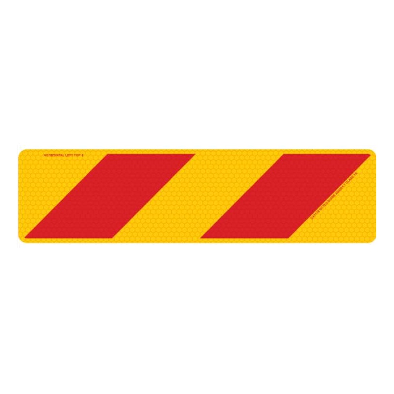 3M Class 1 Reflective Sign with Aluminium Plate 615A 600x150mm (Left)