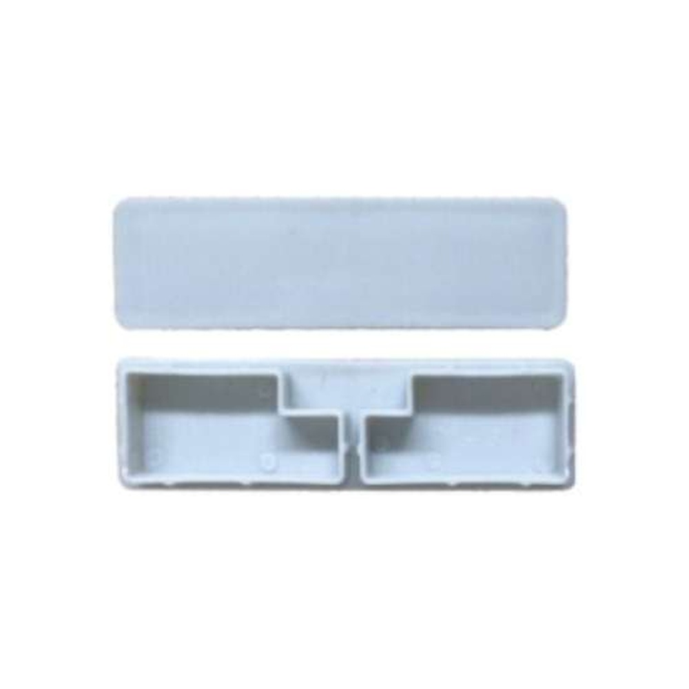 Aluminium Side Guard Rail Cap (Suits 100x30mm Tube)